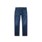 Blue Cotton Slim Fit Jeans