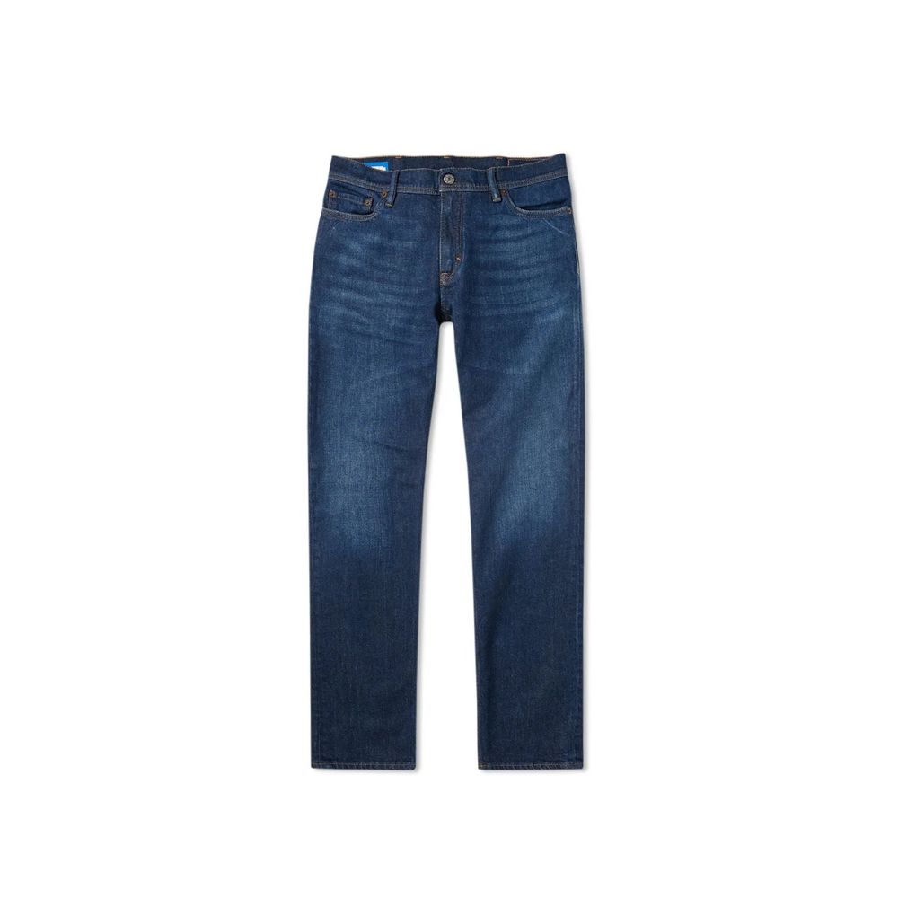 Blue Cotton Slim Fit Jeans