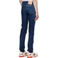 Blue Cotton Slim Fit Jeans