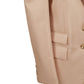 Beige Polyester Blazer