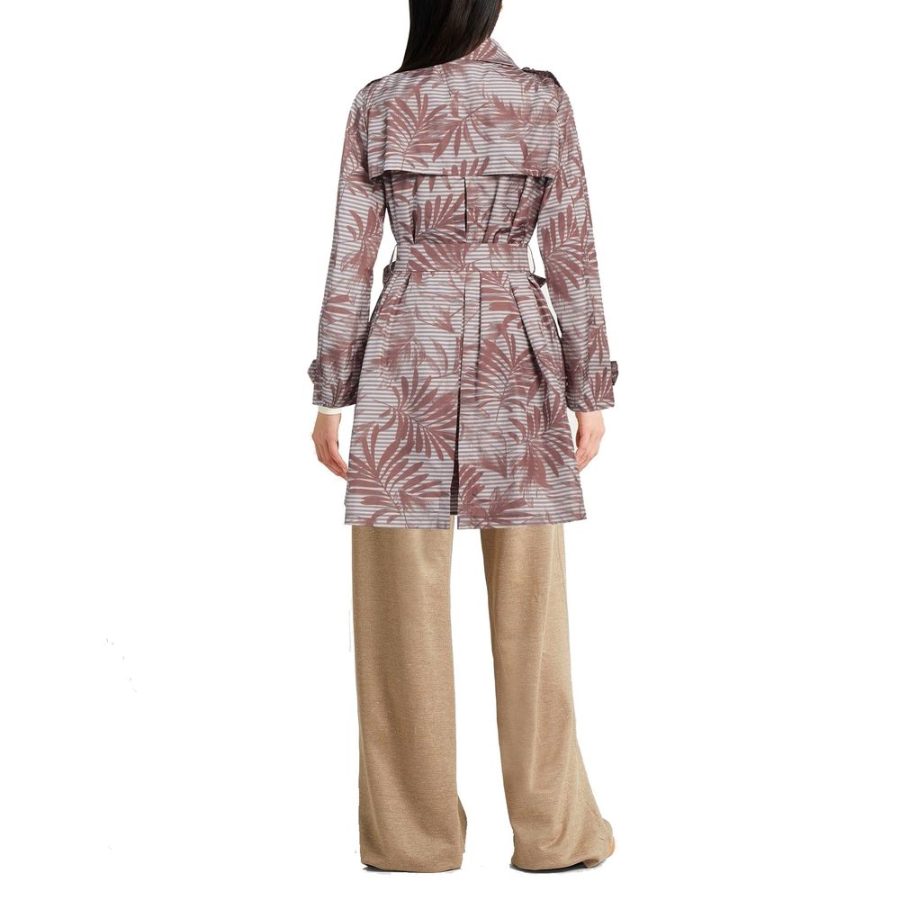 Brown Polyester Coat