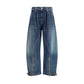 Blue Cotton Jeans Denim