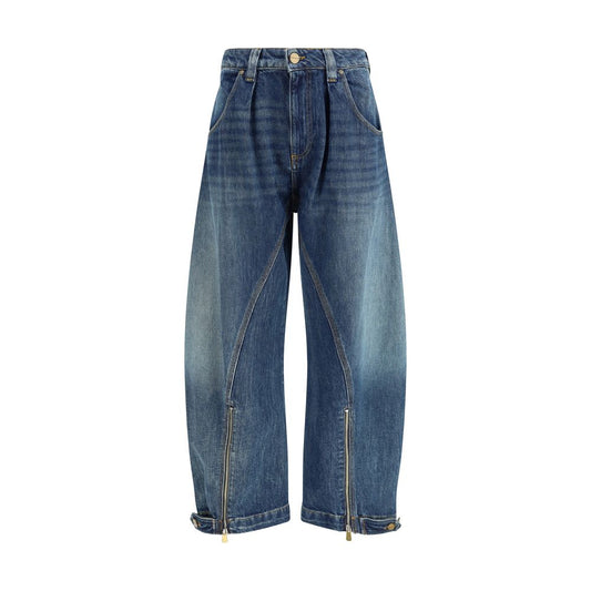 Blue Cotton Jeans Denim