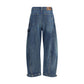 Blue Cotton Jeans Denim