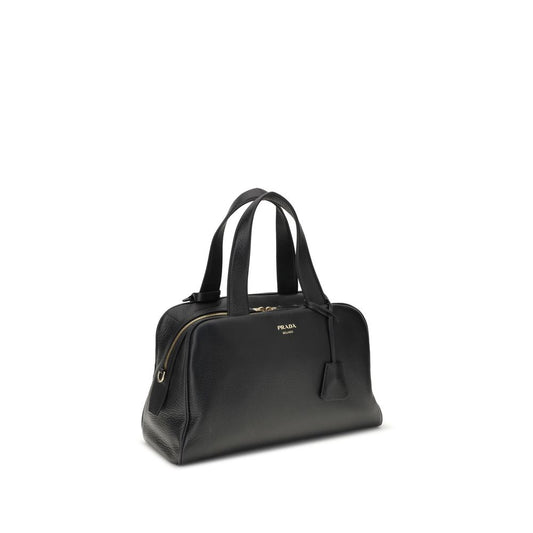 Black Calf Leather Bos Taurus Handbag