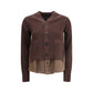 Brown Cotton Cardigan