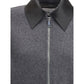 Gray Fleece Wool Coat