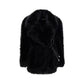 Black Polyester Coat