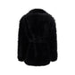 Black Polyester Coat