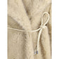 Beige Polyester Coat