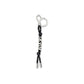 Black Recycled Polyamide Keychain