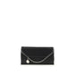 Silver Polyester Clutch Bag