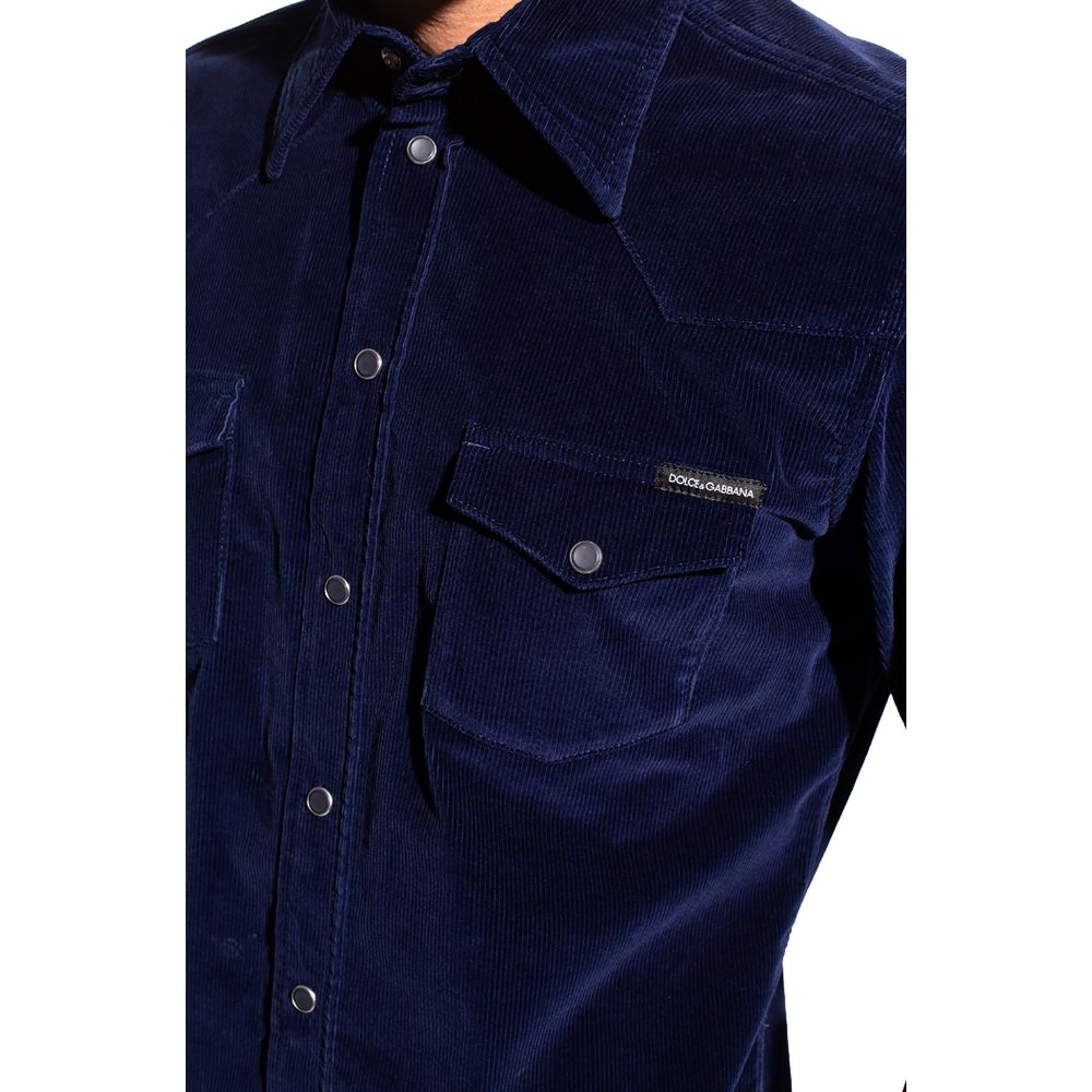 Blue Cotton Shirt