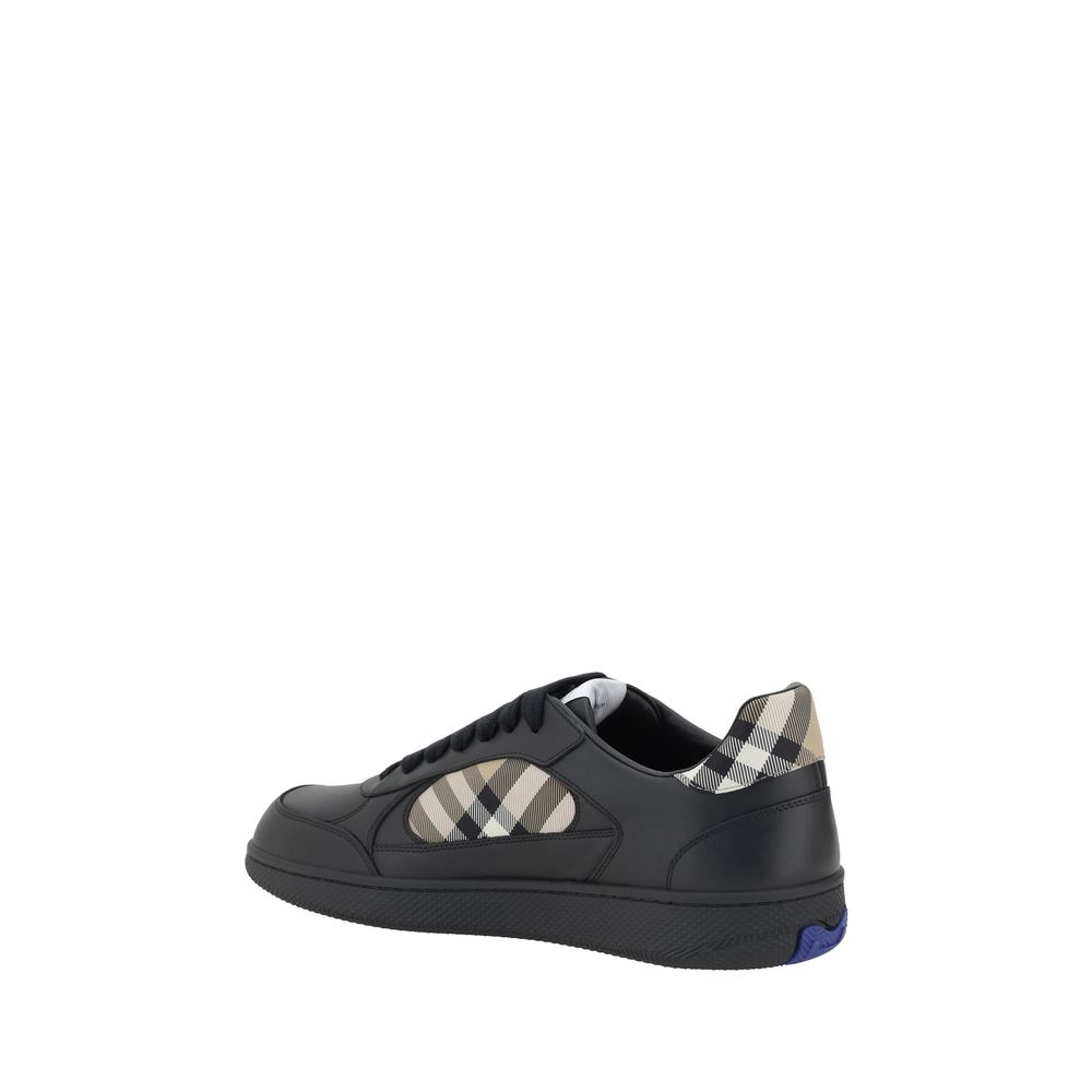 Black Calf Leather Bos Taurus Low Top Sneakers