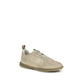 Beige Calf Leather Bos Taurus Athletic Sneakers