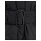 Black Polyester Coat