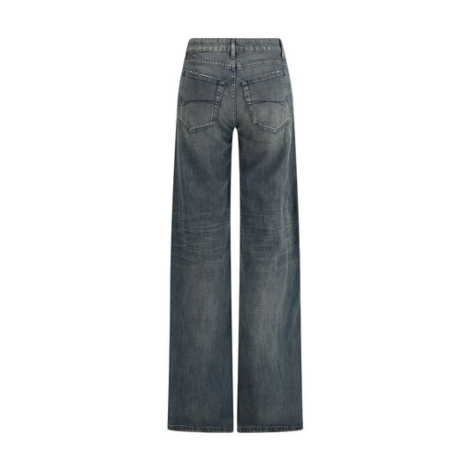Blue Cotton Jeans Denim