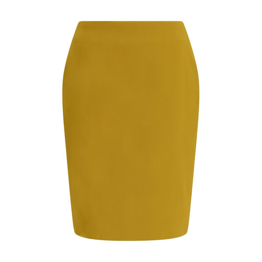 Yellow Viscose Skirt