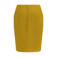 Yellow Viscose Skirt