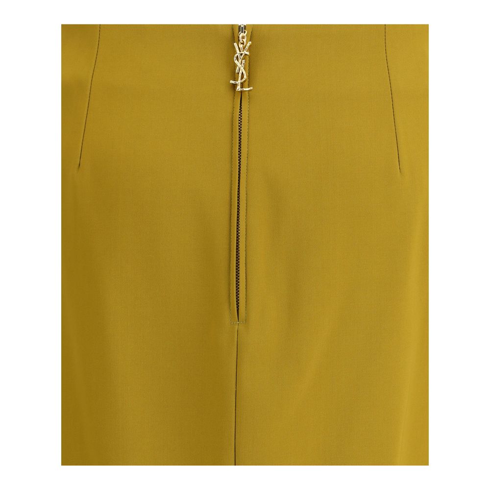 Yellow Viscose Skirt