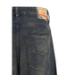 Blue Lyocell Relaxed Fit Jeans