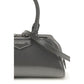 Gray Calf Leather Bos Taurus Handbag
