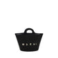 Black Cotton Shoulder Bag