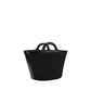 Black Cotton Shoulder Bag