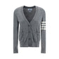Gray Merino Wool Cardigan