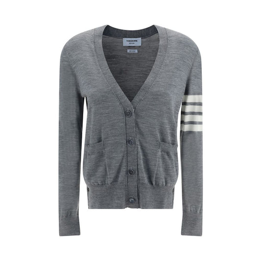 Gray Merino Wool Cardigan