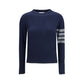 Blue Fleece Wool Sweatshirt