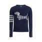 Blue Fleece Wool Sweatshirt