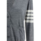 Gray Merino Wool Cardigan