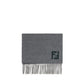 Gray Wool Scarf