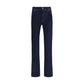 Blue Cotton Slim Fit Jeans