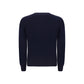 Blue Fleece Wool Sweatshirt