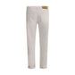 Beige Cotton Jeans Denim