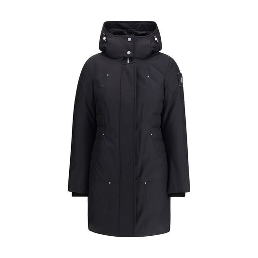 Black Recycled Polyester Parka