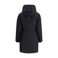 Black Recycled Polyester Parka