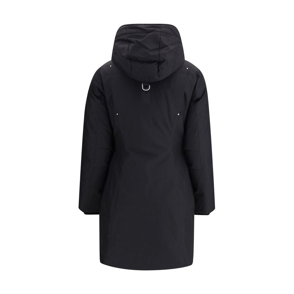 Black Recycled Polyester Parka