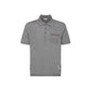 Gray Cotton Polo Shirt