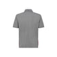 Gray Cotton Polo Shirt