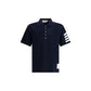 Blue Cotton Polo Shirt