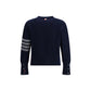 Blue Fleece Wool Sweatshirt