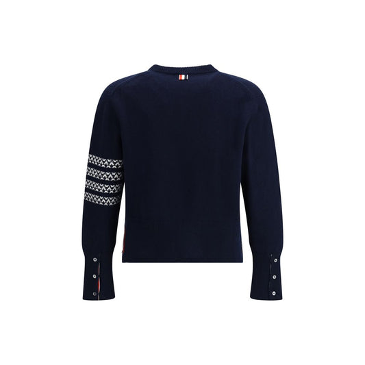 Blue Fleece Wool Sweatshirt