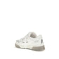 White Calf Leather Bos Taurus Sneakers
