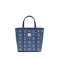 Blue Fabric Handbag