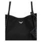 Black Fabric Shoulder Bag