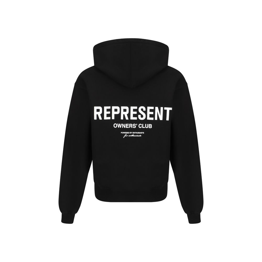 Black Cotton Sweatshirt