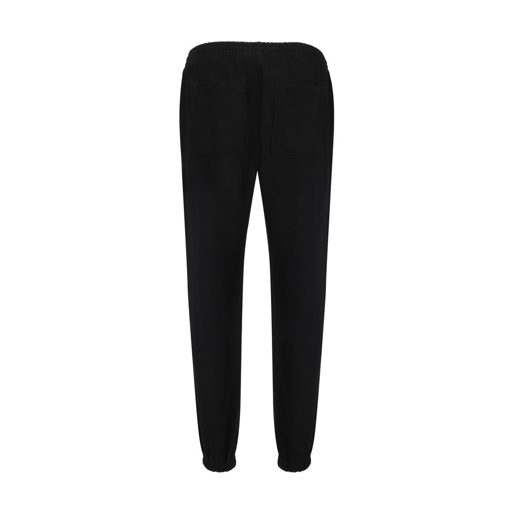 Black Cotton Joggers (Workout Pants)